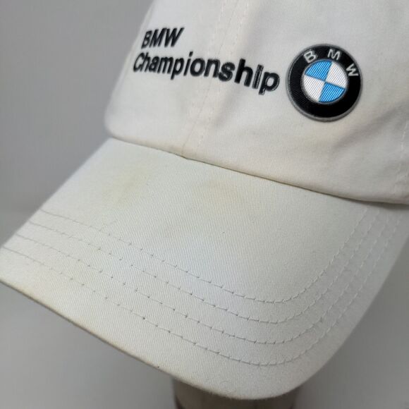 American Needle Men's BMW Championship Strapback Hat White Adjustable - Picture 5 of 14